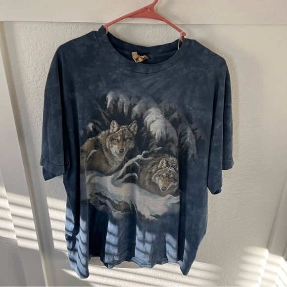 The Mountain Other - Vintage The Mountain Men's XL Wolf T-shirt